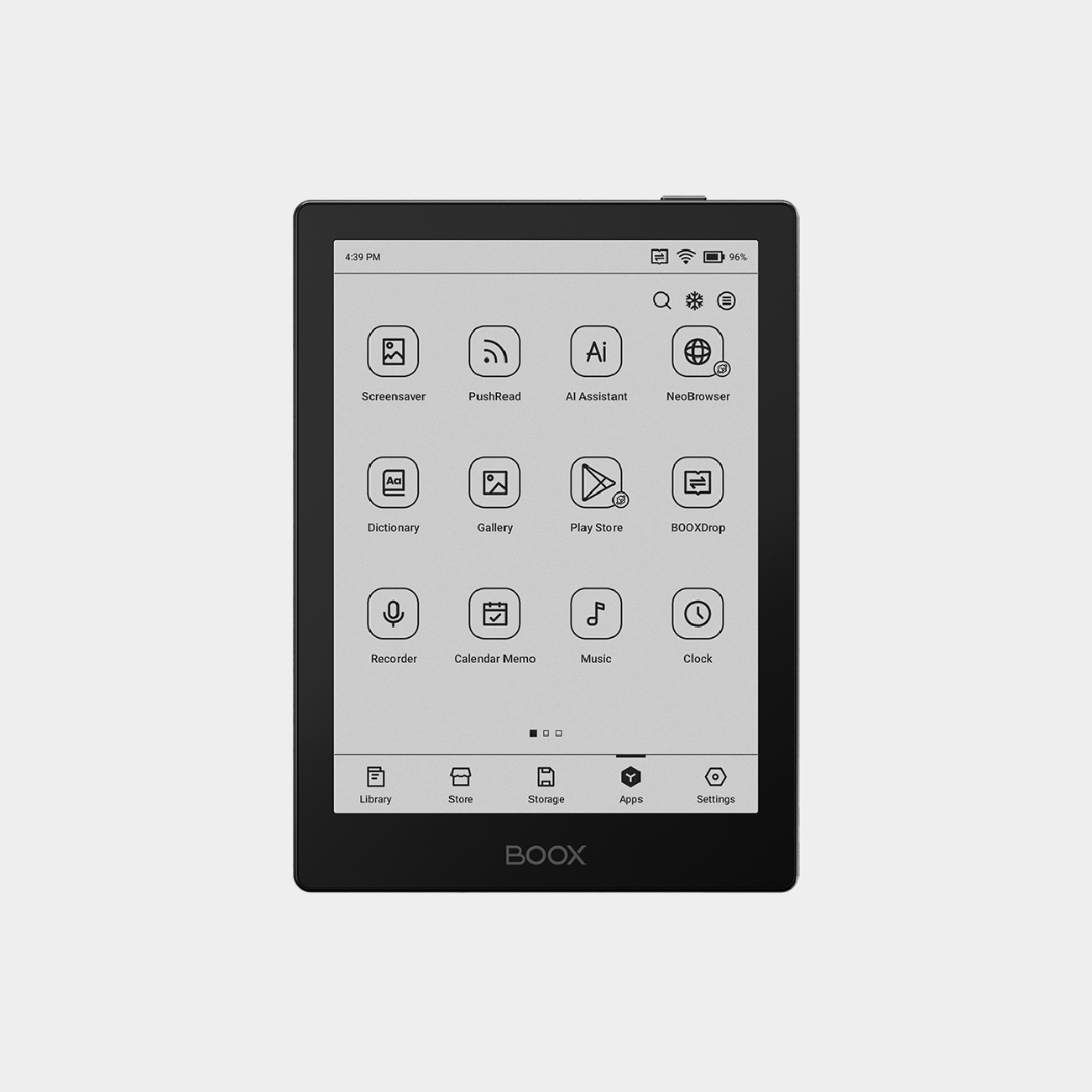 BOOX Go 6 E-ink Device Tablet Black