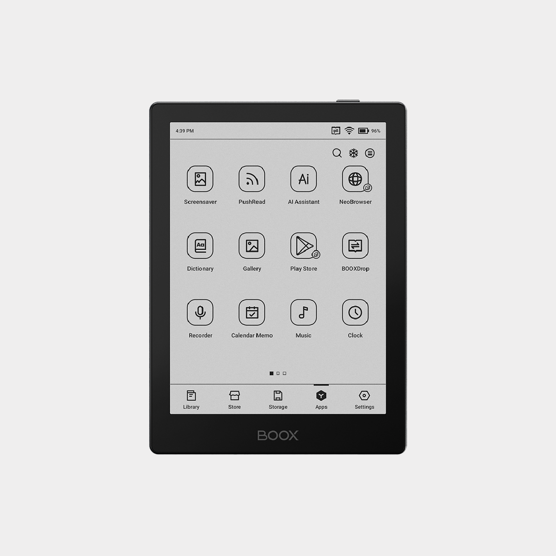 BOOX Go 6 E-ink Device Tablet Black