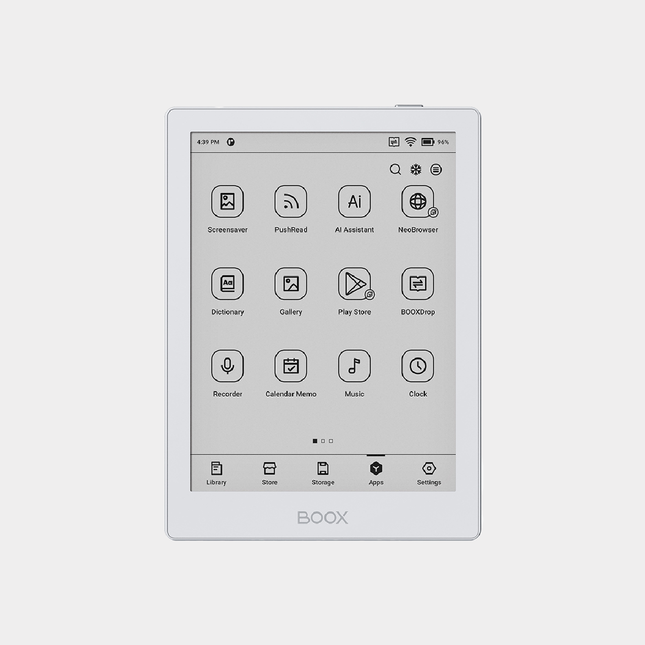BOOX Go 6 E-ink Device Tablet White