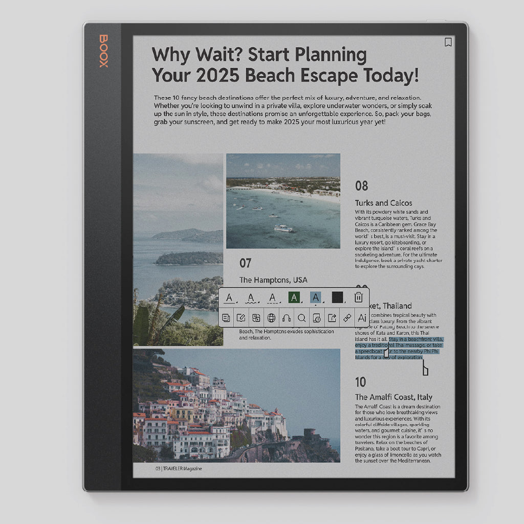 BOOX Tab X C E-ink Device Tablet